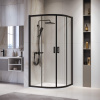Душевой уголок RGW Passage 03085299-14 90х90 стекло прозрачное профиль черный без поддона