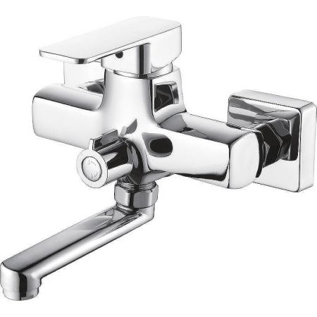 Смеситель для ванны D-Lin D147368-1 настенный хром