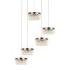 Светильник подвесной Delight Collection Diamond cut (Диамонд цут) MD21020075-5A satin nickel
