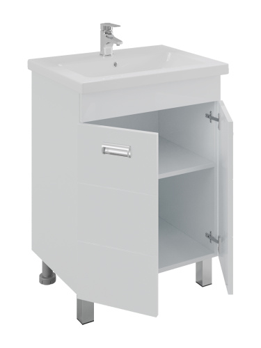 Тумба с раковиной Orange Таис Ta-60TUW+RA 60х45х81 - фото 3