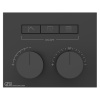 Смеситель для душа Gessi Hi-Fi 63006#299 встраиваемый в стену черный с термостатом (внешняя часть)