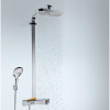 Душевая стойка Hansgrohe Raindance Select 27126400 настенная цвет хром/белый с термостатом