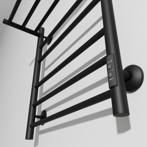 Полотенцесушитель Маргроид Вид 10 10-6050-1051-9005R 53х60 электрический черный матовый - фото 4