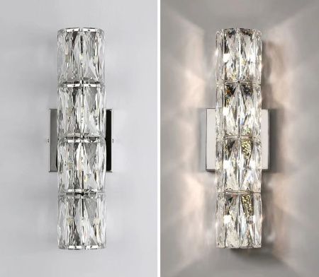 Светильник настенный Delight Collection Wall lamp (Валл ламп) A06W/4 silver/clear