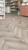 Кварцвиниловая плитка Alpine Floor Chervon Alpine LVT ECO 20-8 Дуб Исида Chevron толщина 0.25 см 43 класс 555х127