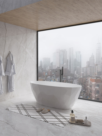 Ванна акриловая BelBagno BB717-1700-800 170х80 отдельностоящая овальная с ножками