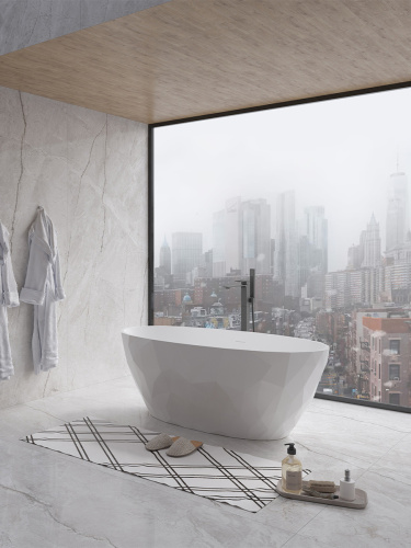 Ванна акриловая BelBagno BB717-1700-800 170х80 отдельностоящая овальная с ножками - фото 5