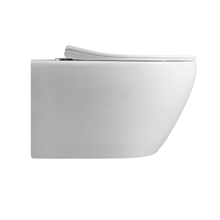 Унитаз подвесной Vincea Felice VT1-25 белый с сиденьем микролифт безободковый душевой смыв