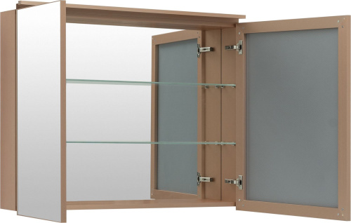 Зеркало-шкаф De Aqua Алюминиум 00261768 100х14х77 подвесной - фото 2 Зеркало-шкаф De Aqua Алюминиум 00261768 100х14х77 подвесной - фото 2