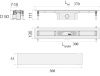 Душевой лоток Valsir Barcode KIT BARCODE 300 30х5 хром