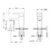 Смеситель LeMark Aura LM0606CH на раковину хром