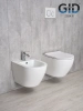 Унитаз подвесной Gid Convexo 61107Y белый с сиденьем микролифт безободковый смыв торнадо