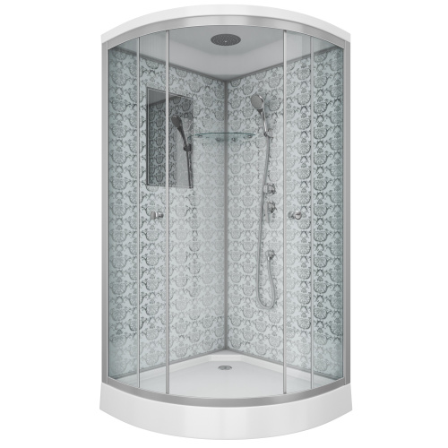Душевая кабина Niagara Luxe 7702W 100х100 четверть круга