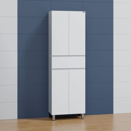Шкаф-пенал СанТа Марс 700167 60х180 напольный цвет белый