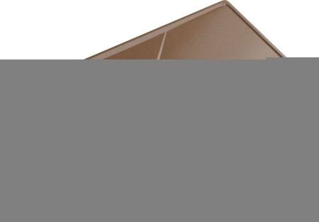 Кухонная мойка Granfest Unique U-840L терракот 85х50 цвет коричневый поверхность матовая