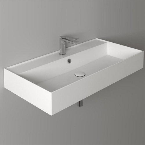 Раковина Simas Agile 91 см AG91 bi*1 подвесная цвет белый