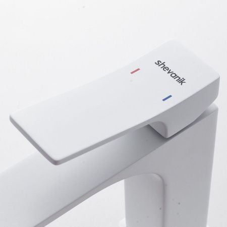 Смеситель Shevanik S6101C на раковину белый