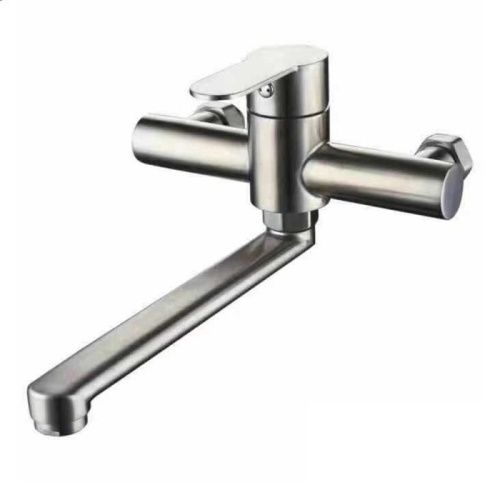 Смеситель для кухни Fashun A54601 настенный сатин - фото 2