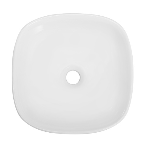 Раковина керамическая Cezares CZR-6604 36х36 накладная цвет белый без отверстий под смеситель - фото 3