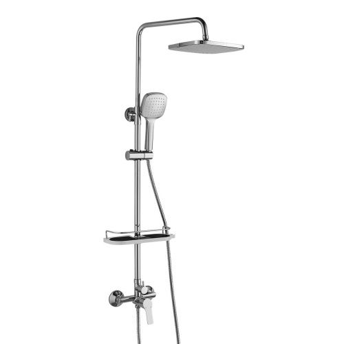 Душевая стойка Rossinka Rs29 RS29-45 настенная цвет хром