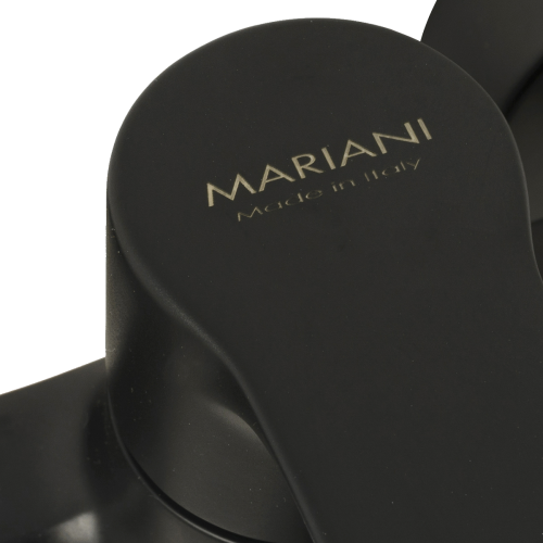 Смеситель для ванны Mariani Kali B14212KL настенный черный без термостата - фото 3