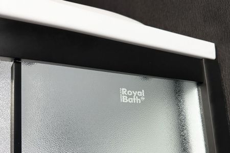 Душевая кабина Royal Bath HK RB90HK1-M-BL Practic 90х90 четверть круга с крышей ориентация универсальная
