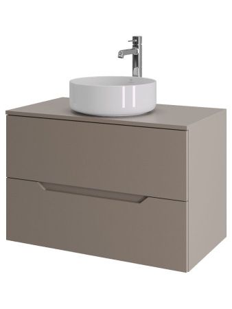 Тумба с раковиной Orange Line Li-80TuLMDF+B09-360W 80х50 цвет бежевый