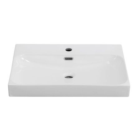 Раковина керамическая BelBagno Marino-Cer BB-8078-60 60х50 накладная цвет белый 1 отверстие под смеситель