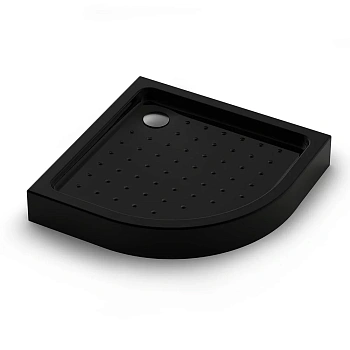 Душевой поддон Veconi Tezeo acrylic TZ51B-100-C5 100х100 акрил черный с ножками и каркасом