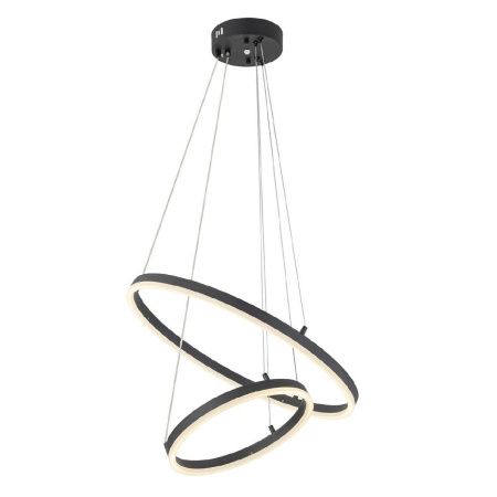 Светильник подвесной Escada Void (Воид) 10254/2LED Black APP