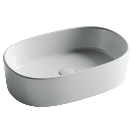 Раковина из сантехнического фарфора Ceramica Nova ELEMENT CN6075 60х40 накладная цвет белый