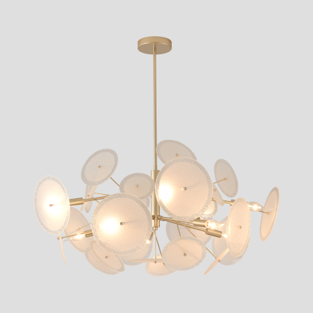 Люстра на штанге Crystal Lux Dandelion (Данделион) DANDELION SP10 GOLD