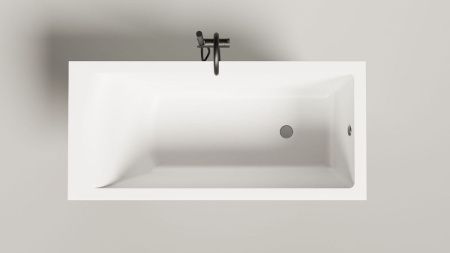 Ванна из искусственного камня Salini CASCATA 105011G 150х70 встраиваемая прямоугольная