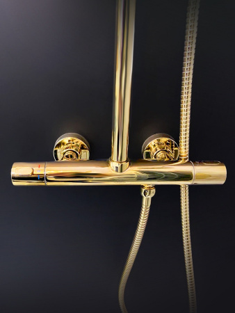 Душевая стойка AltroBagno Costanza AltroBagnoCostanza0302Or настенная цвет золото