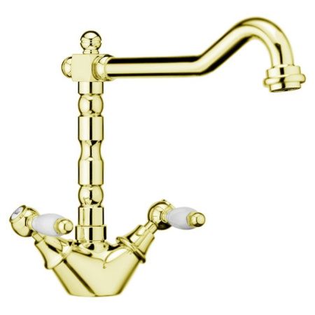 Смеситель для кухни Webert Kitchen Dorian DO780102010 на мойку золото