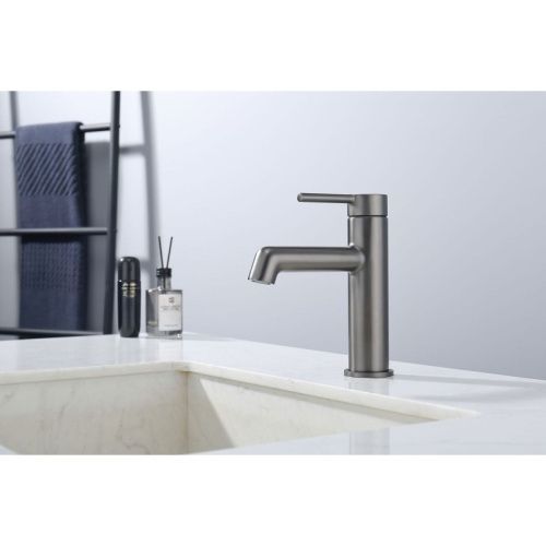 Смеситель Raglo R20 R20.10.09 на раковину графит - фото 3