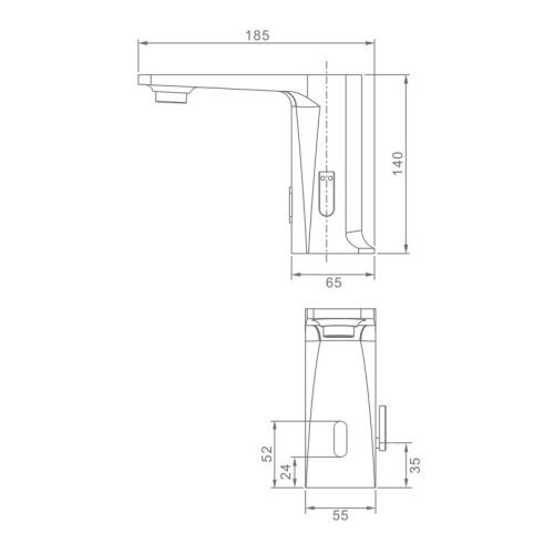 Смеситель Raglo R51 R51.17 на раковину хром - фото 3