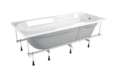 Ванна акриловая Loranto CS00063294Granby 180х80 пристенная прямоугольная