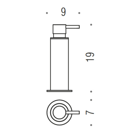 Дозатор Colombo Mini B9342.OM