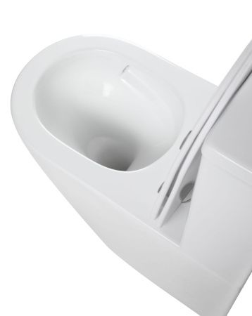 Унитаз напольный с бачком Grossman Торнадо GR-4494SQ белый с сиденьем микролифт безободковый смыв торнадо