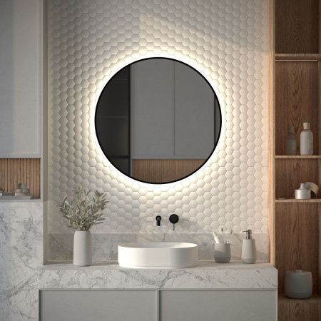 Зеркало с подсветкой Defesto AURA DF 2985 80х80 подвесное