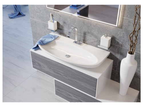 Тумба под раковину Aqwella Genesis GEN0112MG 120x40x31 подвесная - фото 3