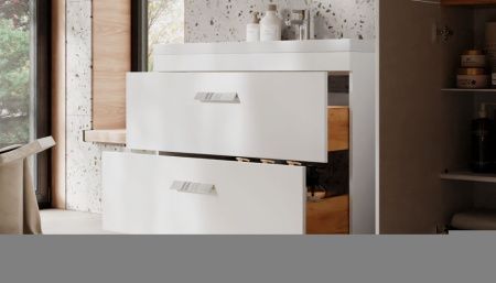 Тумба под раковину Velvex ORLANDO tnORL.100-211 100х40 напольная цвет белый