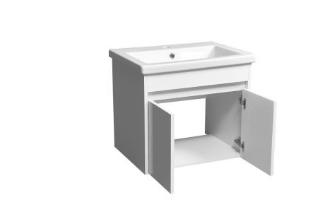 Тумба под раковину Stella Polar Фаворита SP-00000167 60х40 подвесная цвет белый