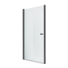 Душевая дверь New Trendy NEW SOLEO Black D-0212A 100х195 стекло прозрачное профиль черный