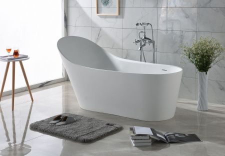 Ванна из искусственного камня Timo KIRSTI KIRSTI1785L 180х75 отдельностоящая овальная