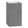 Раковина из искусственного камня Boheme Cube 802-GR 50х50 напольная цвет серый
