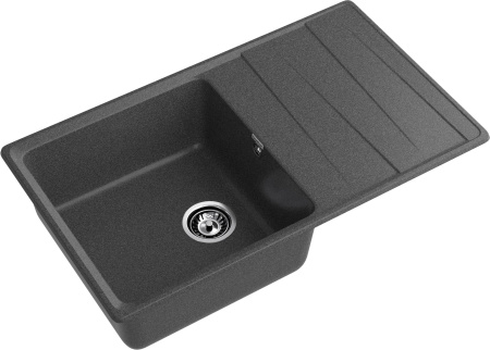 Кухонная мойка Granfest Level LV-860L графит 86х50 цвет графит поверхность матовая