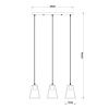Светильник подвесной Arte Lamp BRUSSELS (БРУССЕЛС) A8030SP-3BK