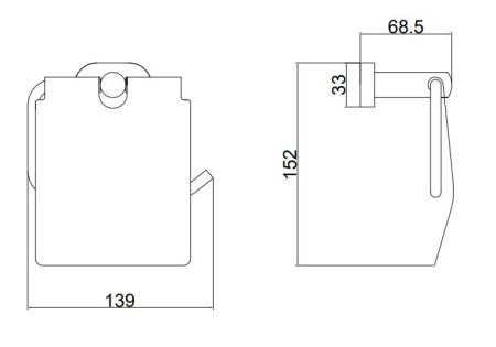 Бумагодержатель BELZ B90103